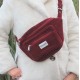 Red corduroy Bum Bag Belfast